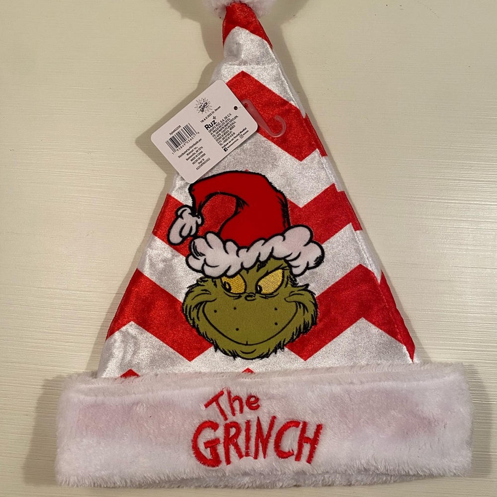 The Grinch Red and White Kids Pajama Hat